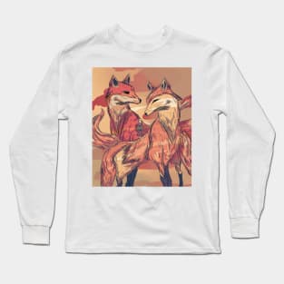 Foxes Long Sleeve T-Shirt